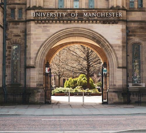University of Manchester campus building.