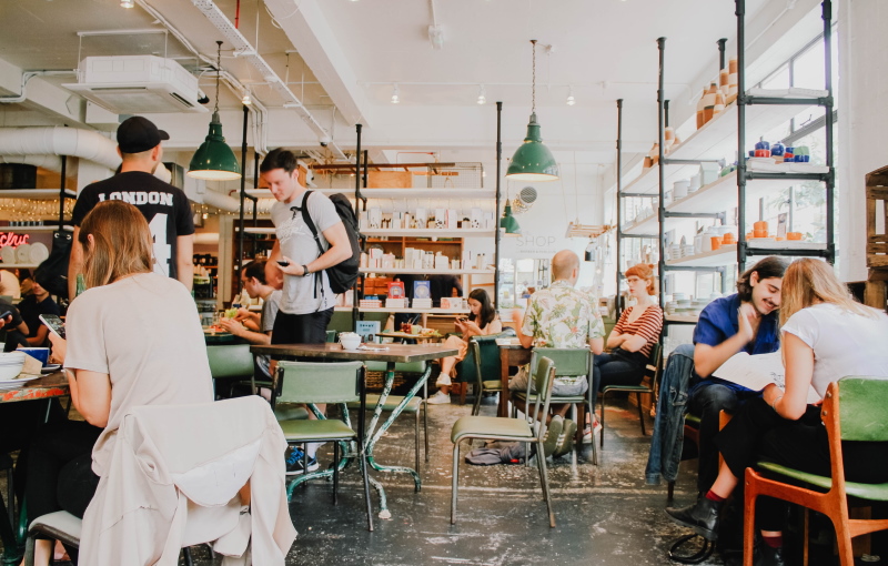 Grab a coffee with other students.