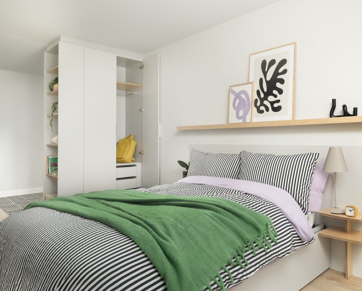 Scape Leeds studio bedroom